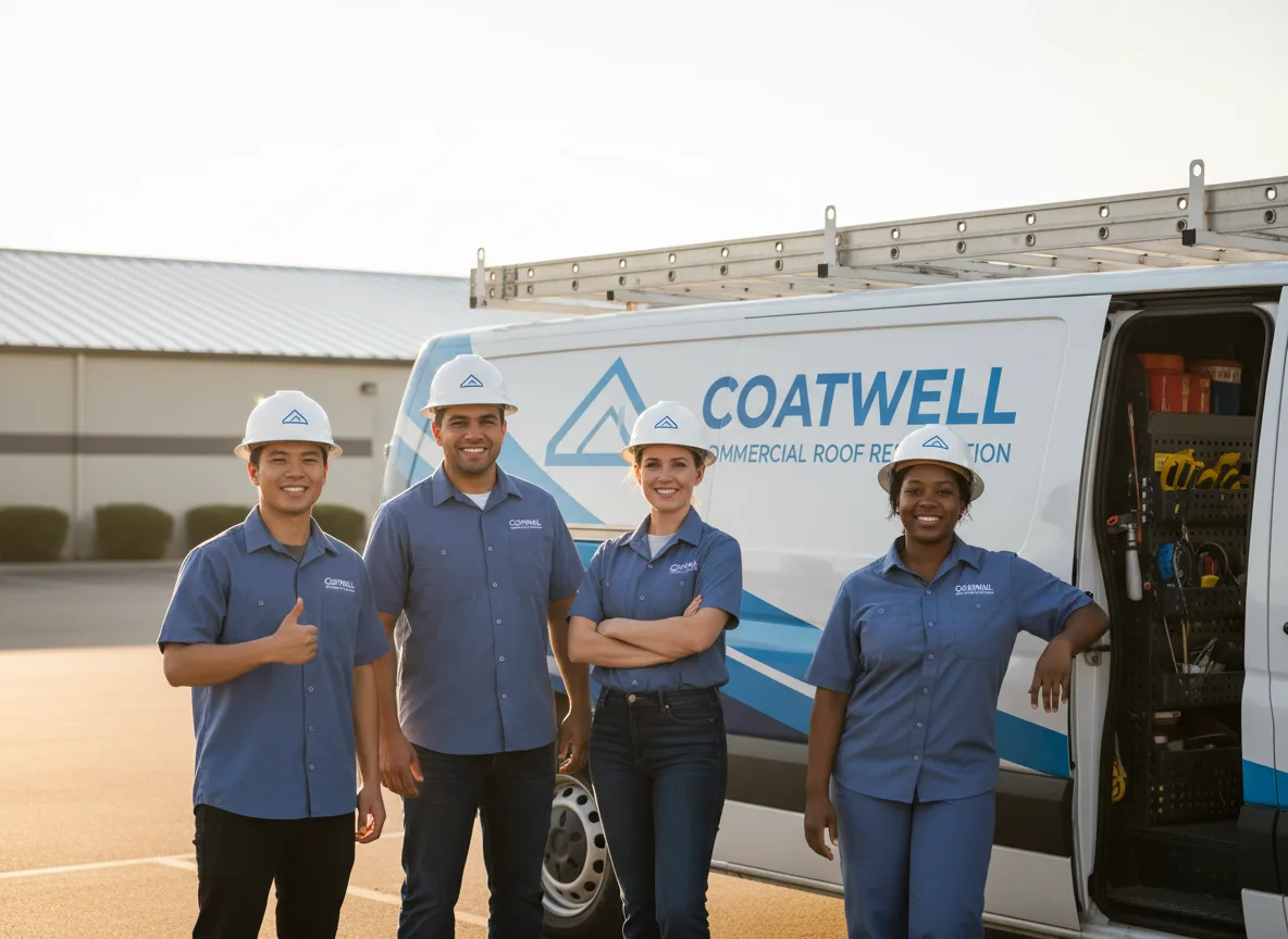 Commercial roof coating company in Galt, IA